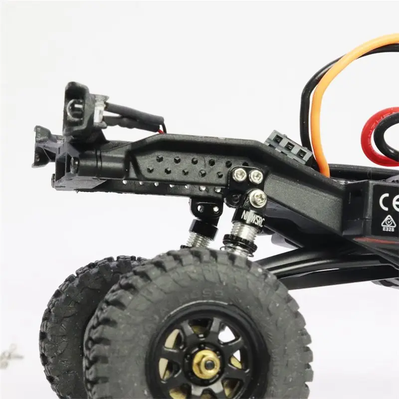 ABUM-Front Rear Shock Towers Mount For 1/30 RC Crawler For AXIAL SCX30 Ford Bronco Jeep Wrangler JLU Upgrade Parts