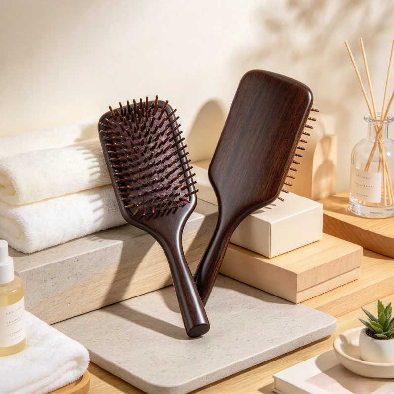 Cushion Hair Brush for Women Air Cushion Scalp Massage Detangling Volume Styling Comb Gentle Daily Grooming Gift 쿠션 헤어 브러시