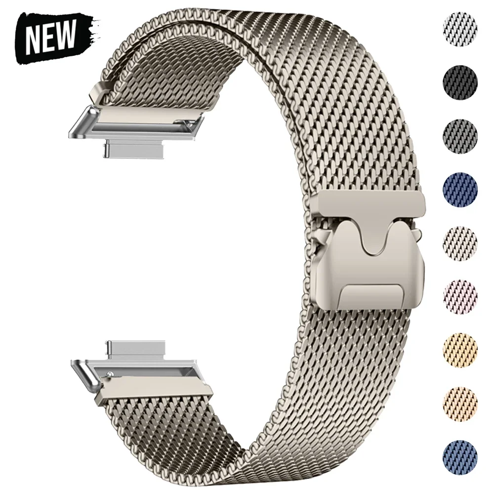 

Миланский ремешок для часов Huawei FIT 3, сменный магнитный ремешок из нержавеющей стали для часов Huawei Fit3 2 1, браслет-браслет