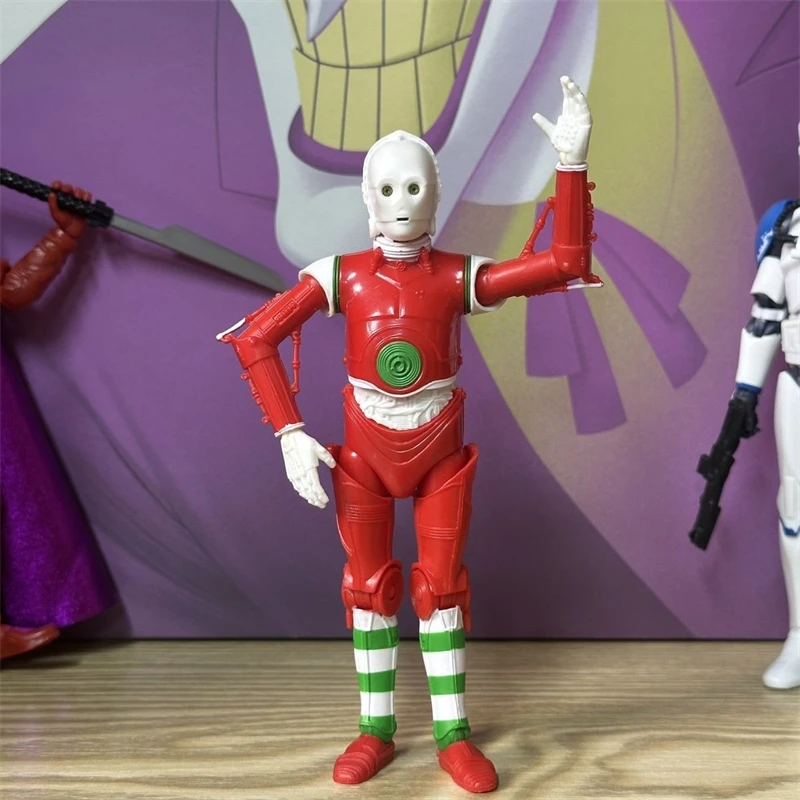 Hasbro Star Wars Christmas Limited C3Po Etiquette Robot 6-Inch Echte Bulk Goederen Hebben Defecten Model Pop Action Figure
