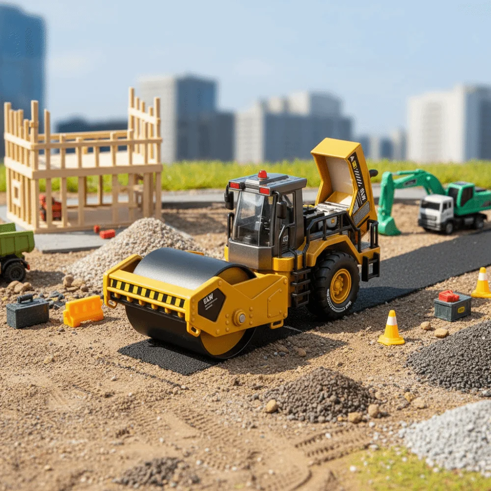 

Alloy Plastic Bulldozer Diecast Model Pull Back Diecast Collection Excavator Diecast Model Vehicle Model