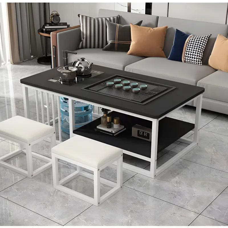 Clearance coffee table living room home simple office tea table small apartment simple tea set integrated kung fu tea table