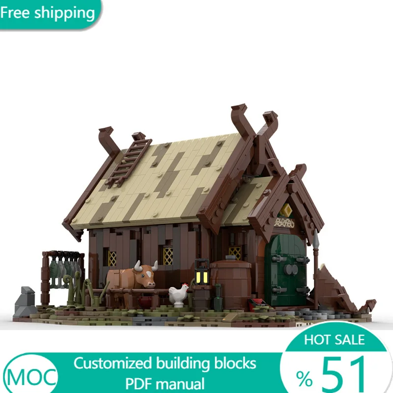1421 PCS Star Battle Warrior`s House MOC Customize Modular Building Block Brick Simple Educational Design DIY Assembly Toy Gift