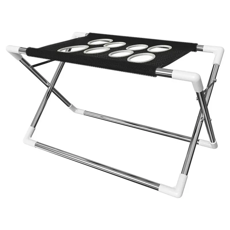 WCS-Dog Cat Nail Trimming Helper Pet Grooming Hammock Stand Foldable Mesh Bathing Drying Table For Small Pets
