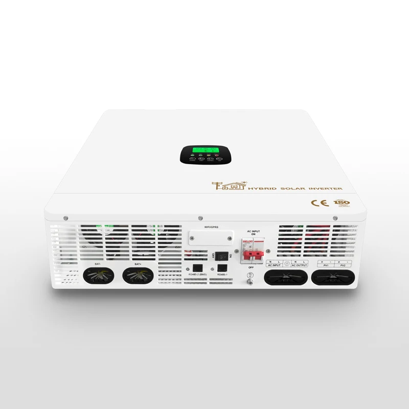 Hybrid Grid-Tied String Solar Inverter 8.3kW/10.3kW 48VDC Lithium Three-Phase Pure Sine Wave AC Home Use