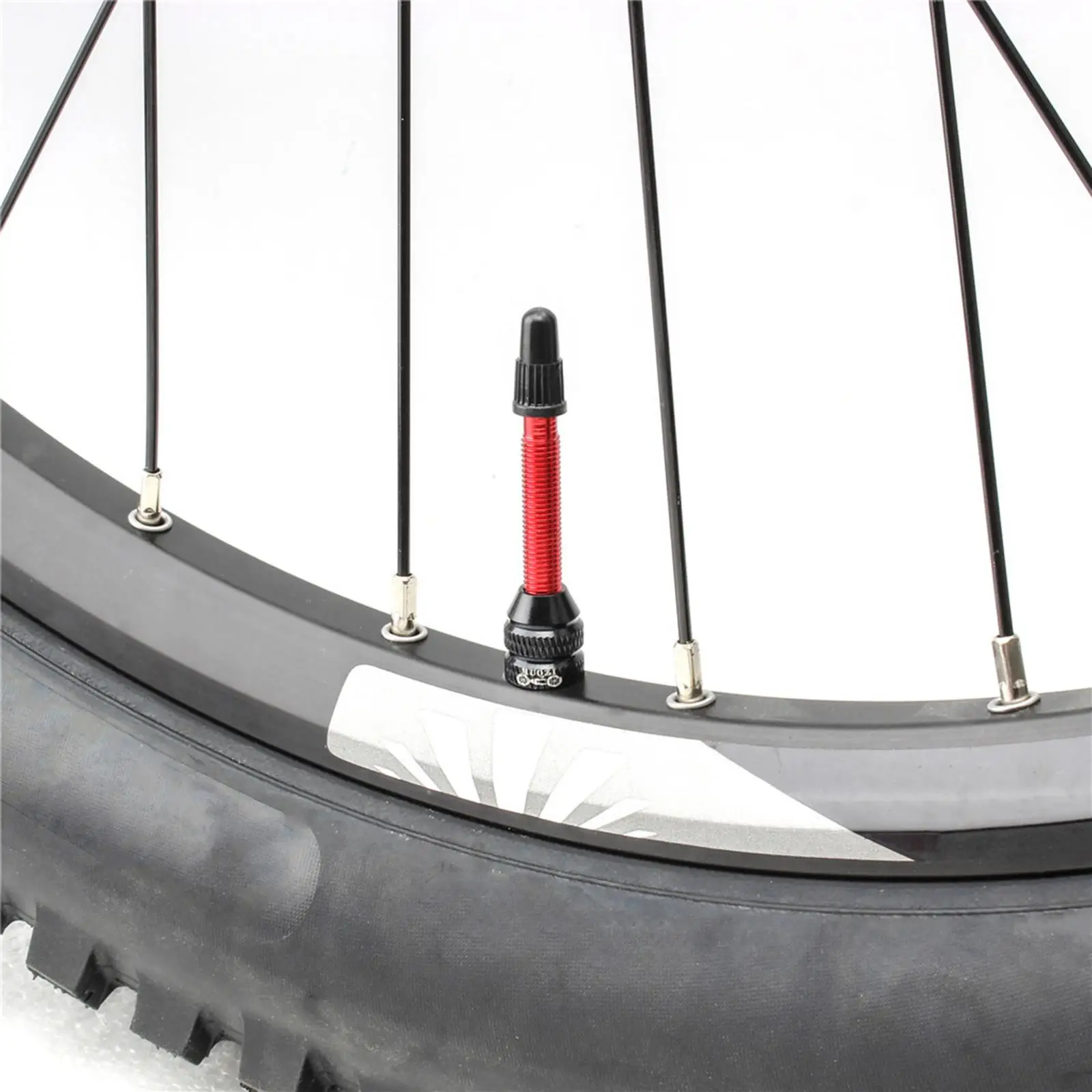 Lock Nut Thickened Tubeless Valve Stem Presta Valve CNC Processed for Tire Rim 29 Tubeless Mtb Cycling