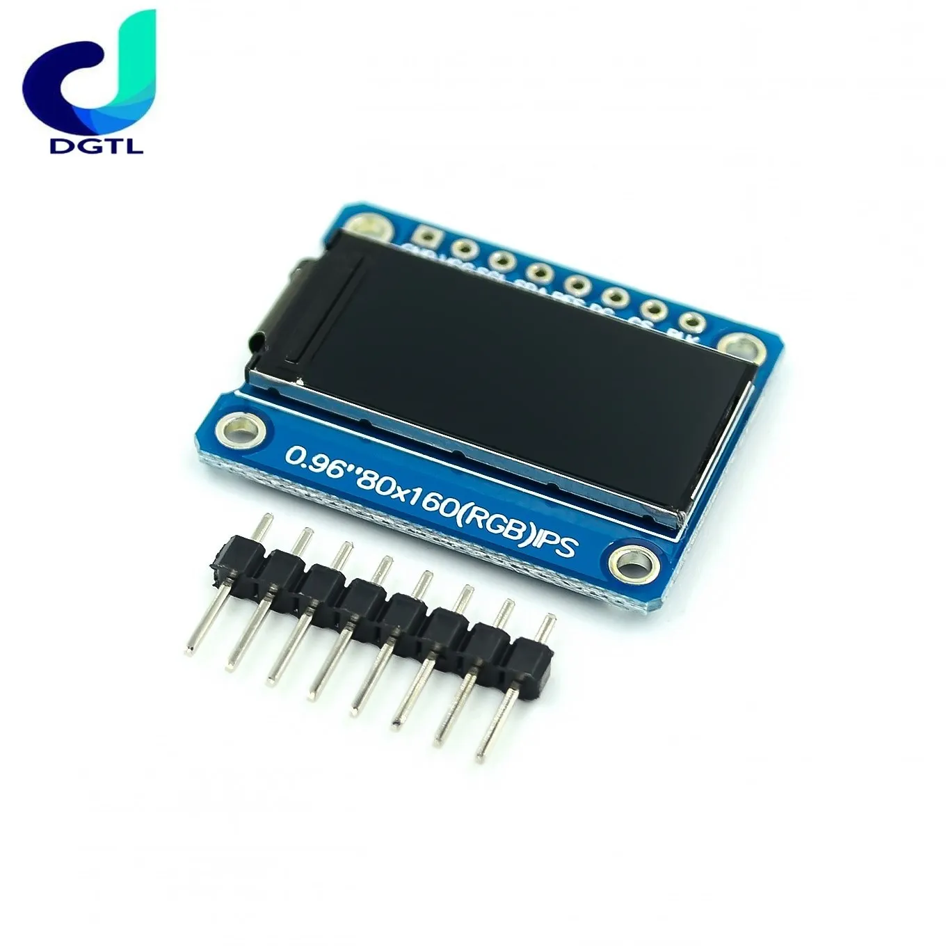 Módulo de exibição TFT LCD para Arduino, IPS, 7P, SPI, HD, 65K, Full Color, ST7735 Drive, IC, 80*160, não OLED, 0,96 polegadas, 1,3 polegadas, 10PCs