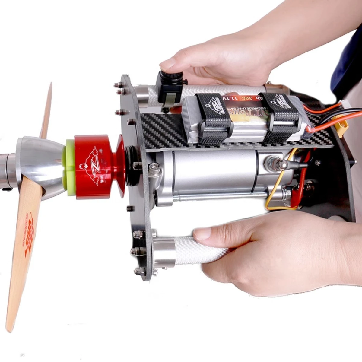 Aircraft Model 80CC Gasoline Engine Model Metal TOC Launcher 250CC Drone Engine Model Fixed-wing Toys