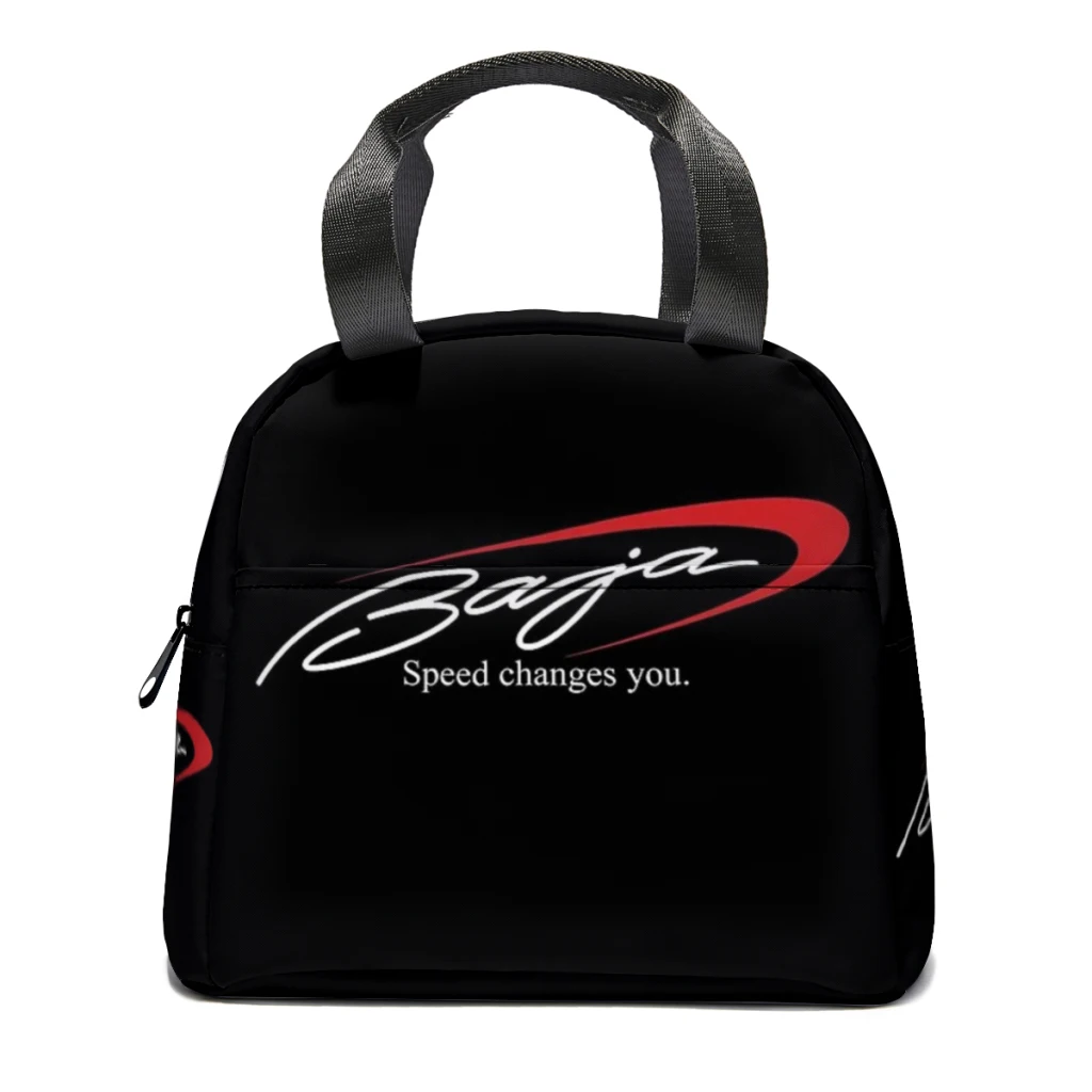 

Baja Boats Logo Lunch Box Women Multifunction Cooler Thermal Food Insulated Lunch Bag Kids Portable Picnic Tote Bags