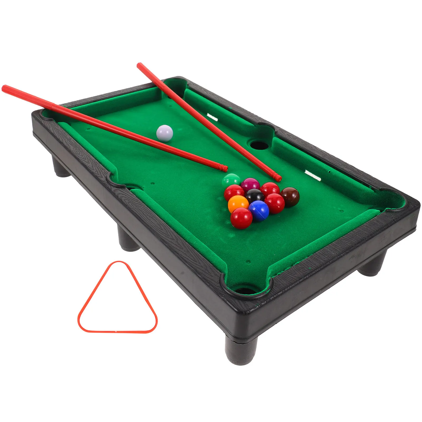 

1Set Mini Pool Table Desktop Billiard Game Tabletop Interactive Family Fun Mini Billiard Miniature Pool Table