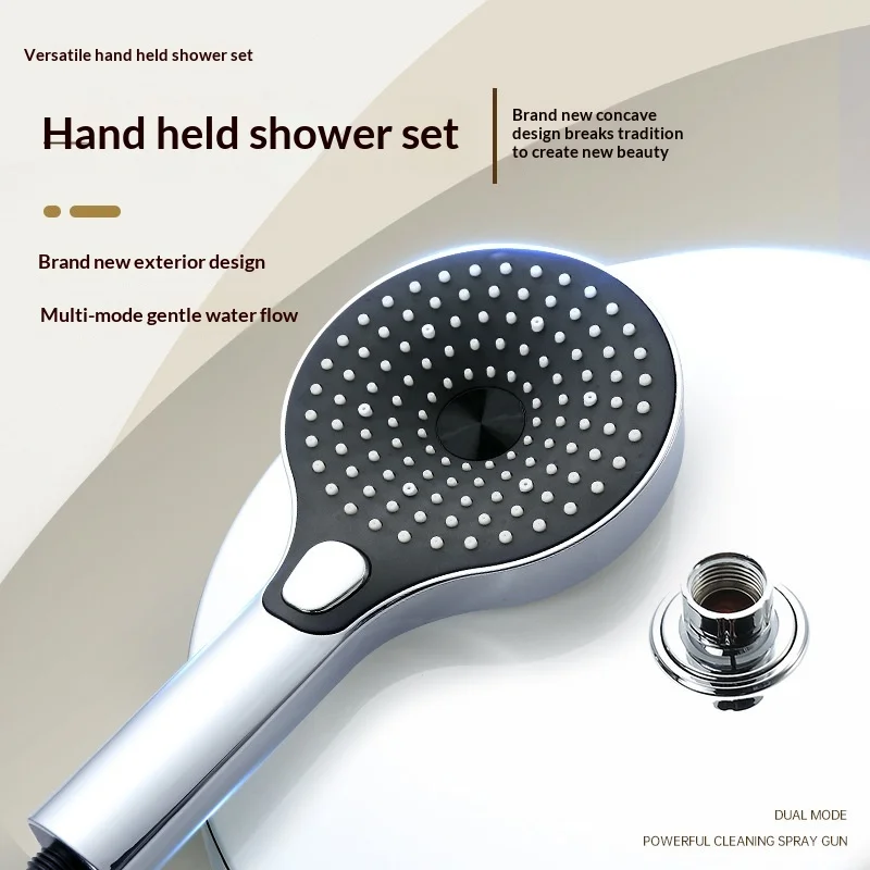 

Душевая лейка с напором, утолщенная емкость для хранения воды, большой поток воды, бытовая душевая лейка для ванны с напором