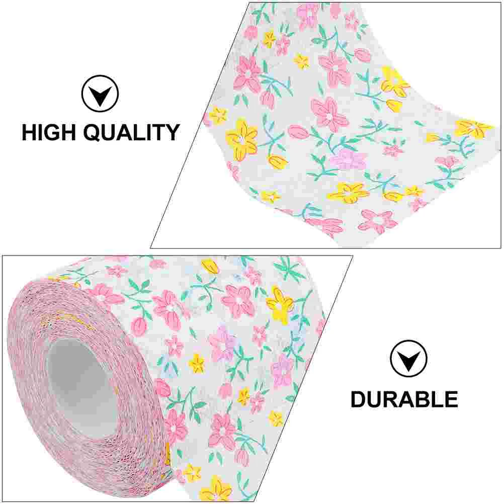 2 Rolls Paper Napkin Toilet Travel Towels Bulk Colored Commercial Decorative Printing