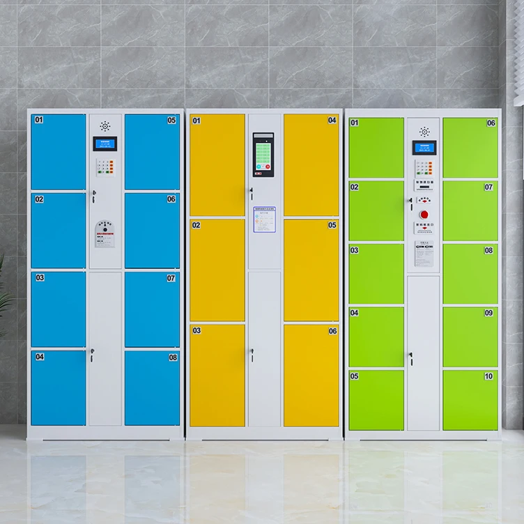 #hu Wholesale Intelligent Smart Bag Storage Locker 12-Door Temporary Playground Locker Multi-language Self-Programming Assembled