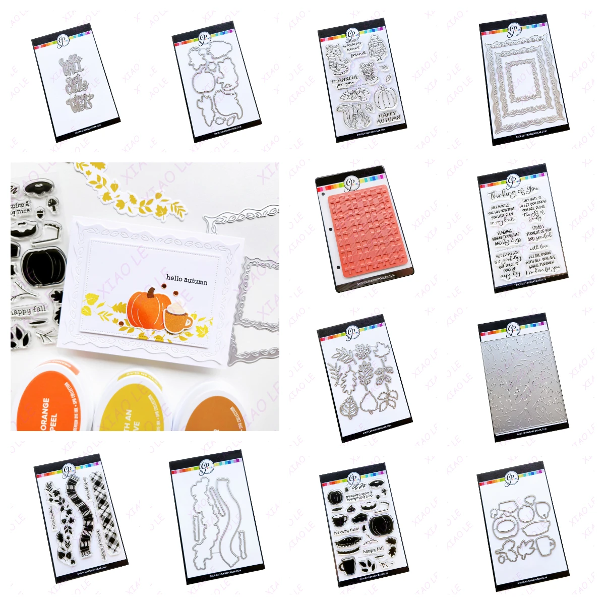 

New Autumn Path Cover Plate Metal Cutting Dies Stamps Metal Cutting Dies Stencils for Scrapbooking Stamp Photo Album Decorative