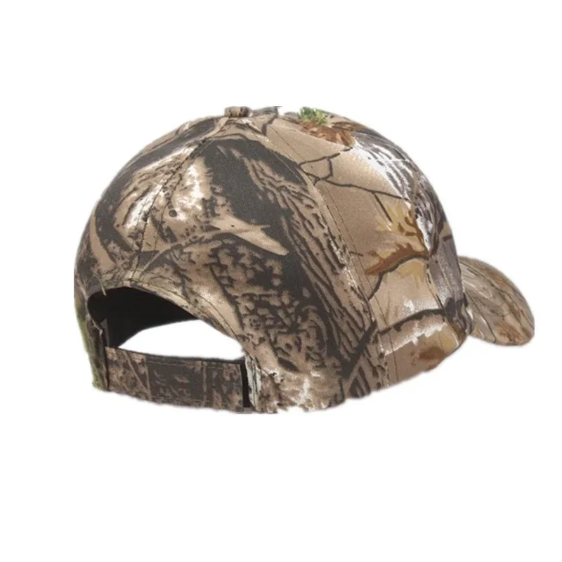 Adjustable Tactical Camouflage Cap Jungle Hunting Cap Outdoor Sports Breathable Sunscreen Cap Sun Hat Baseball Cap for Men Women