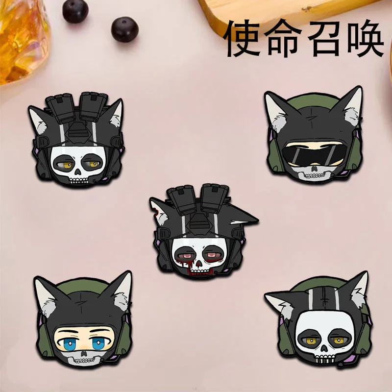 

Новая периферийная брошь с героями мультфильмов Call of Duty Q-версия, студенческий рюкзак, креативный значок, ценная подвеска, небольшой подарок