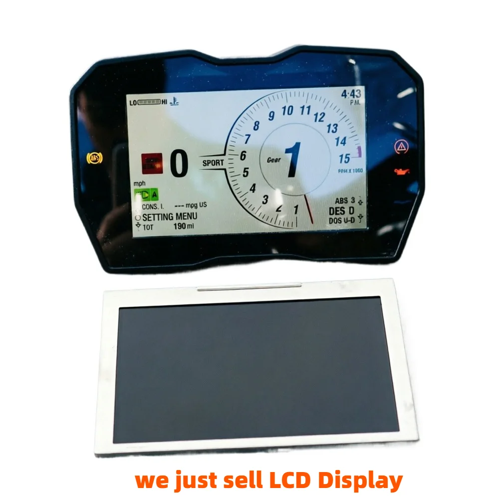 LCD Display for Ducati Panigale Streetfighter Multistrada V4 Instrument Cluster Dashboard Speedometer LBL-VLIT1715-03A