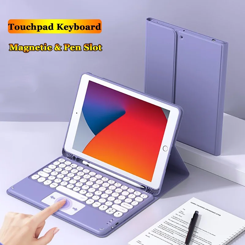 Trackpad Keyboard Case for Samsung Galaxy Tab S9 Plus 12.4 2023 S9 11 S8 Plus S7 FE 12.4 S8 11 S7 11 A7 10.4inch A8 10.5 Cover