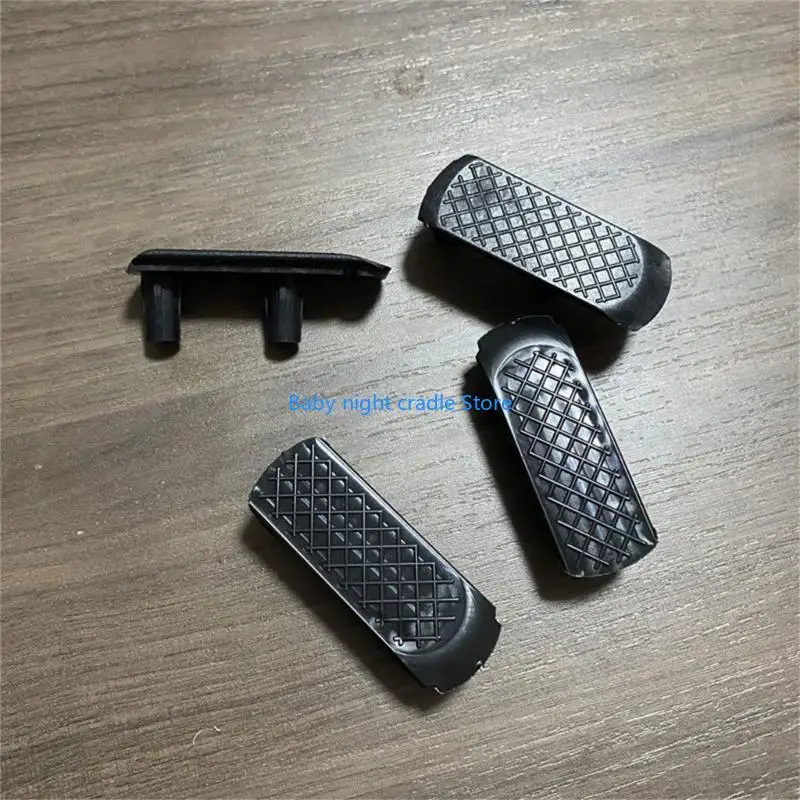 

J2FF 4pcs Baby Chair Leg Pads Plastic Toddlers High Chair Safety Leg Extenders Anti Tilts Insert Simple Install for Chair