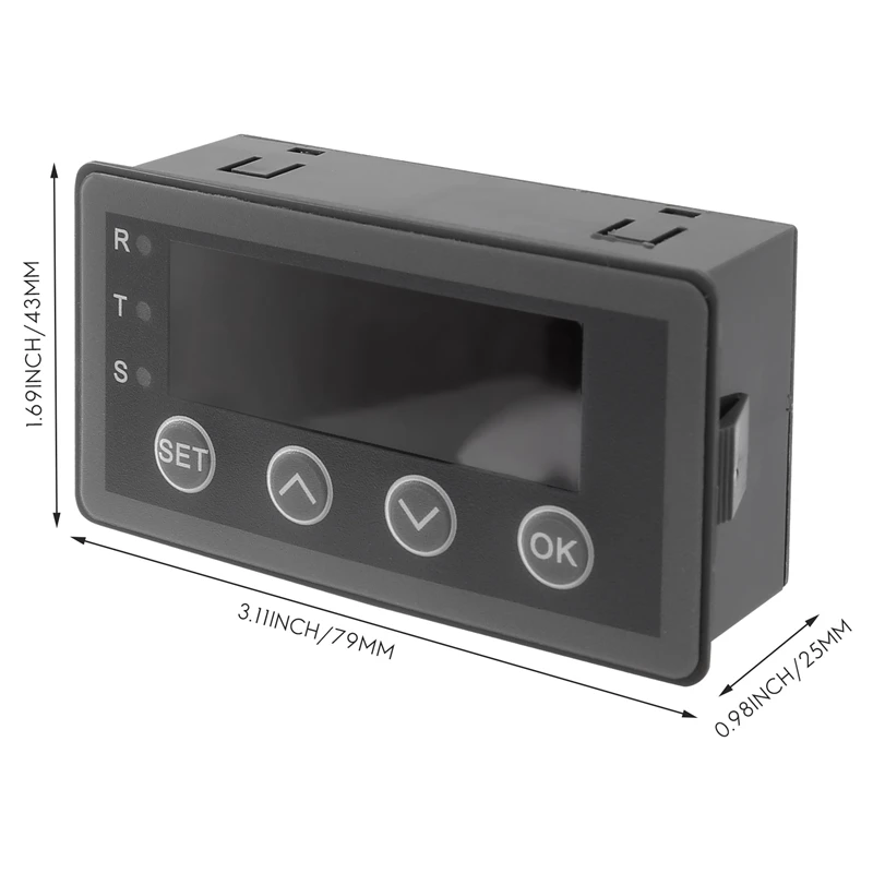 Digital Display Meter 0-10V 0-20MA 2-10V 4-20MA Analog Input Display Table Digital Display Head With RS485 Version