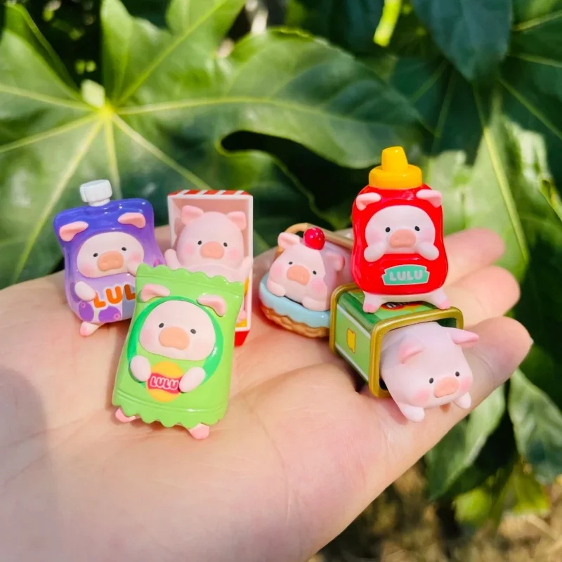 جديد حقيقي لولو الخنزير نزهة سلسلة الحفلات حقيبة أعمى Kawaii سطح المكتب الحلي الفتيات الهدايا العصرية اللعب المقتنيات الجميلة
