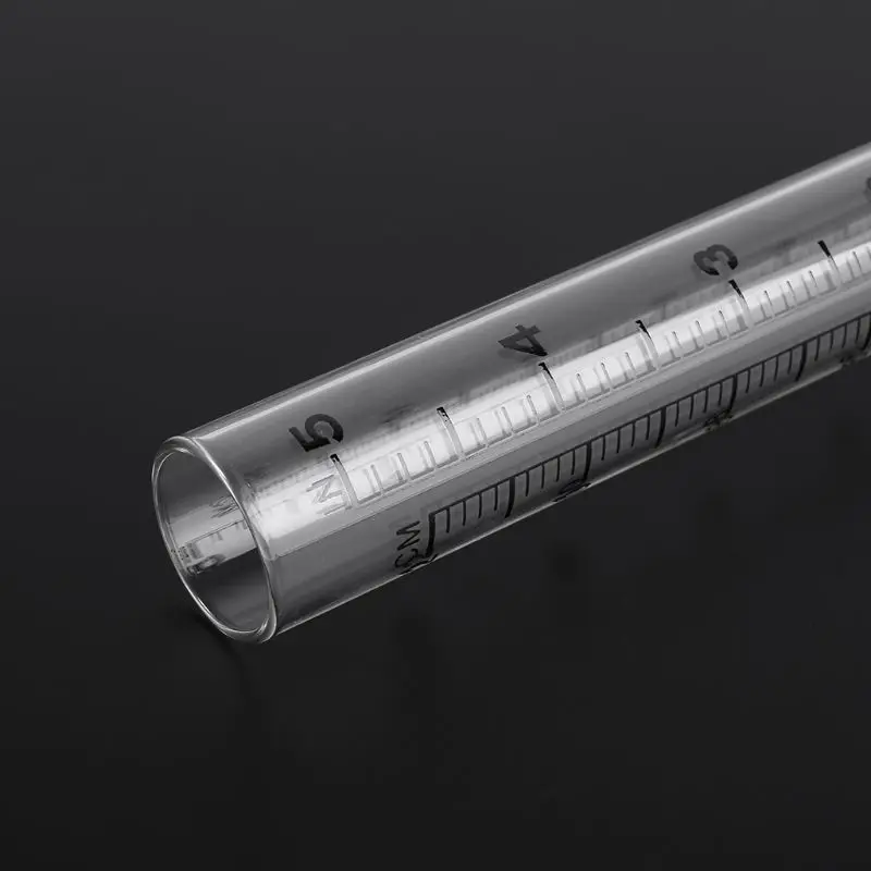 

2Pcs Clear Capacity Glass Rain Gauge Replacement Tube Outdoor Garden Yard Home