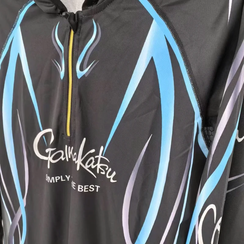 Neue GAMAKATSU Herren Angelkleidung Sommer Dünn Sonnenschutz Atmungsaktiv Schnelltrocknend Eisseide Angelhemd Angel-Sporthose – Detail 9