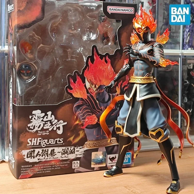 In Stock Original Bandai S.H.Figuarts SHF Fog Hill Of Five Elements Wen Ren Yi Xuan Anime Action Figure Model PVC Toys Doll Gift