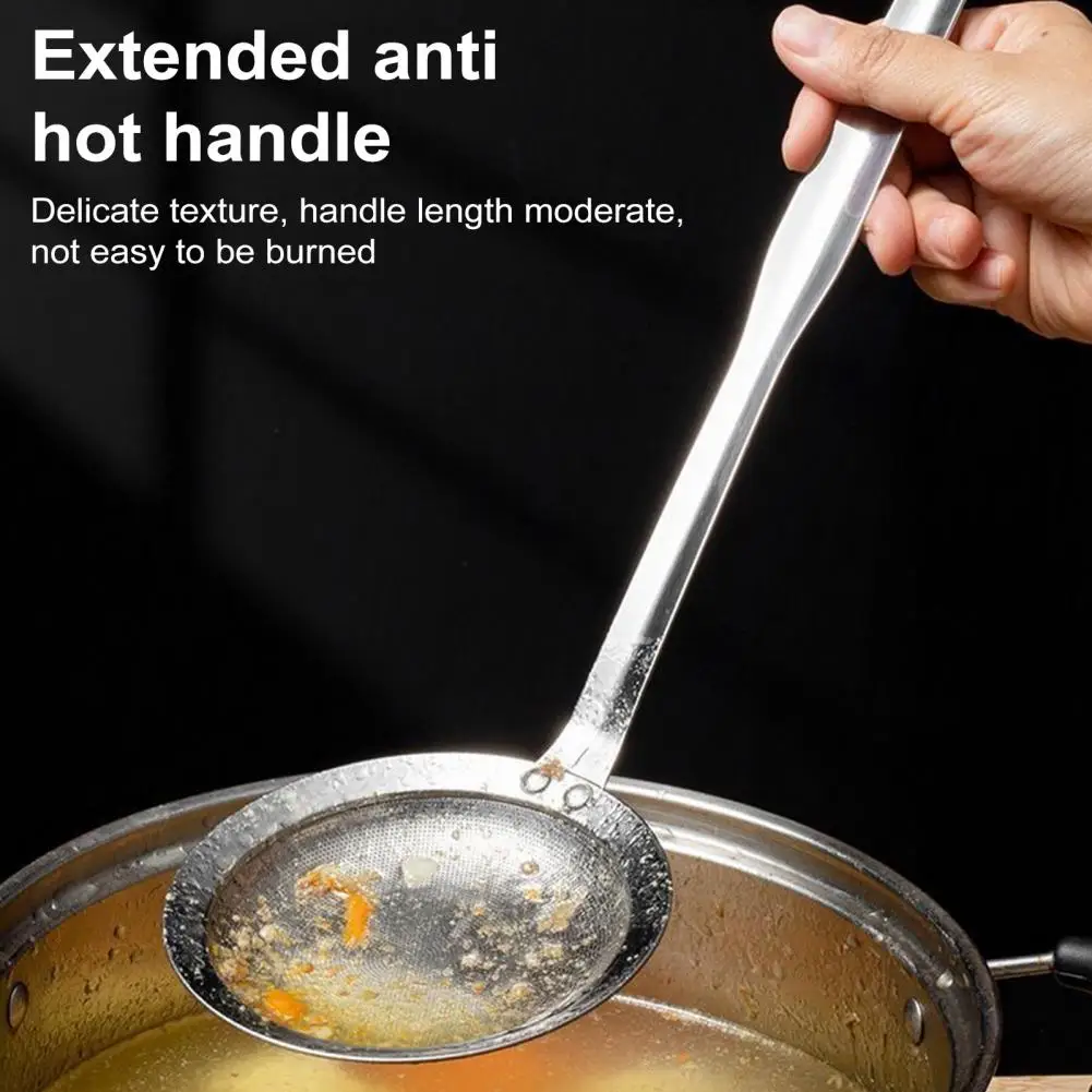 Stainless Steel Fine Mesh Strainer Stainless Steel Fine Mesh Colander Spoon Strainer Set Kitchen Gadget for Soups Stews for Oil