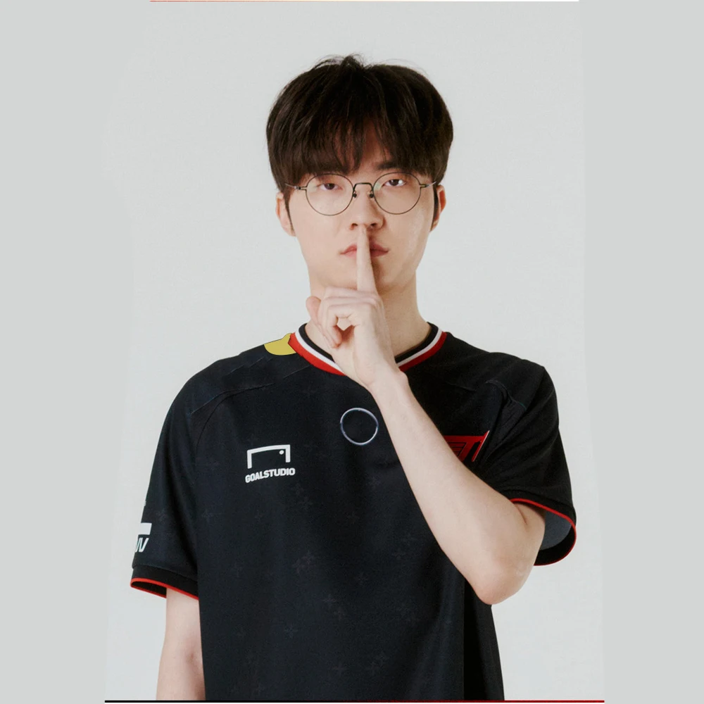 جامعة الأساطير بطولة العالم SKT T1 تي شيرت LOL Esports فريق موحد تي شيرت MSI LCKFaker Zeus فريق موحد #1