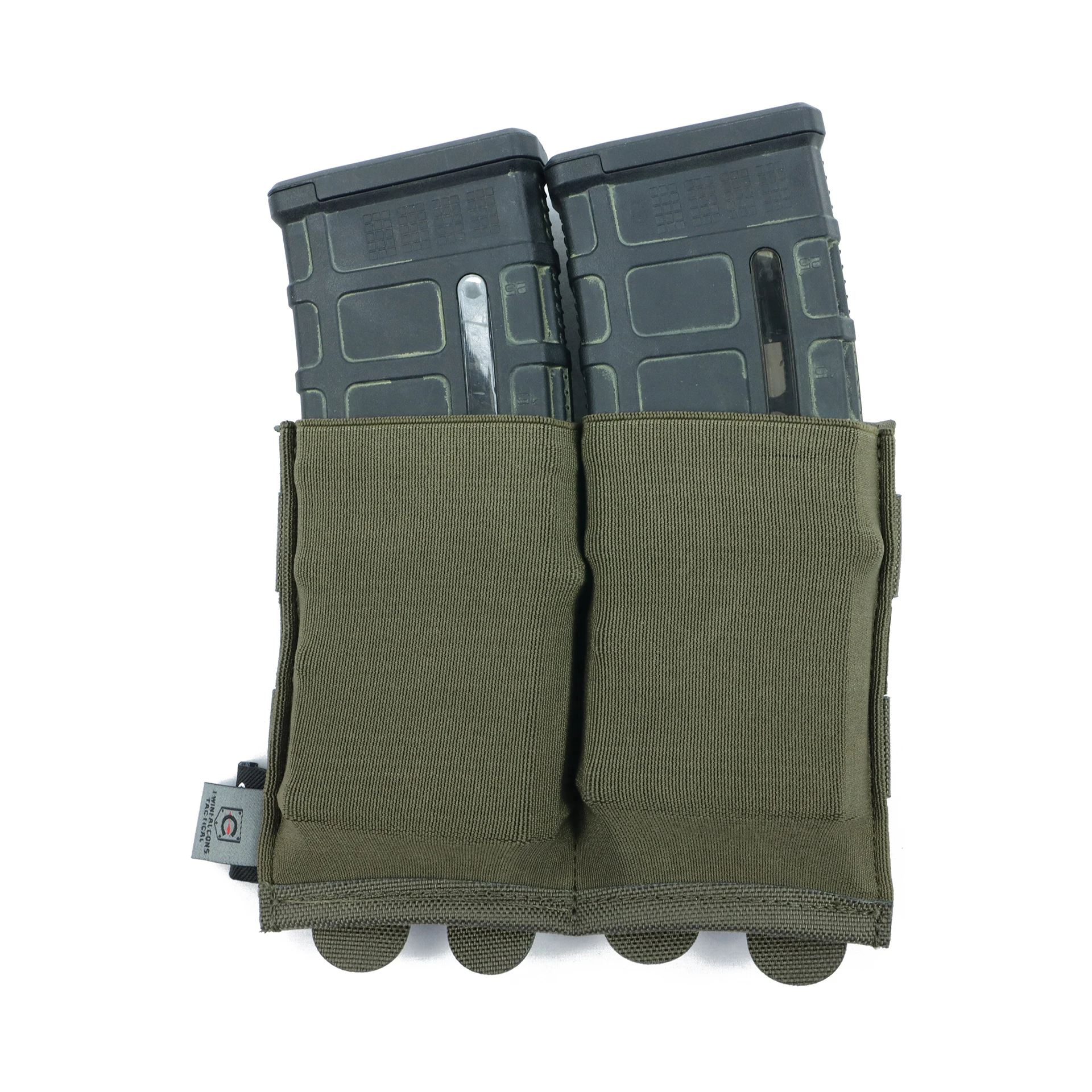 TW-M063 Twinfalcons Tactische Elastische Dubbele 5.56 Mag Pouch