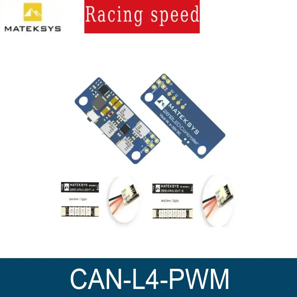 

Matek System 2812LED Controller V2 Светодиодный модуль управления 2-6S с BEC 5 В / 2812LED Контроллер V2 и 2812ARM-4 Light 2812ARM-6 Light