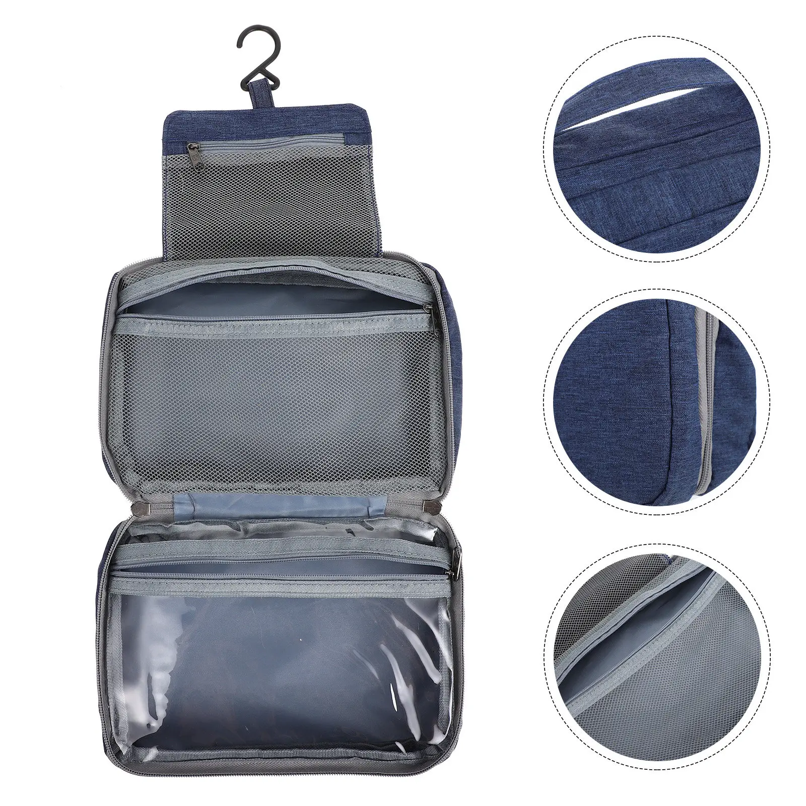 

Compact Folding Toiletry Bag Multipurpose Organizer for Travel and Camping Hanging Travel Toiletry Bag