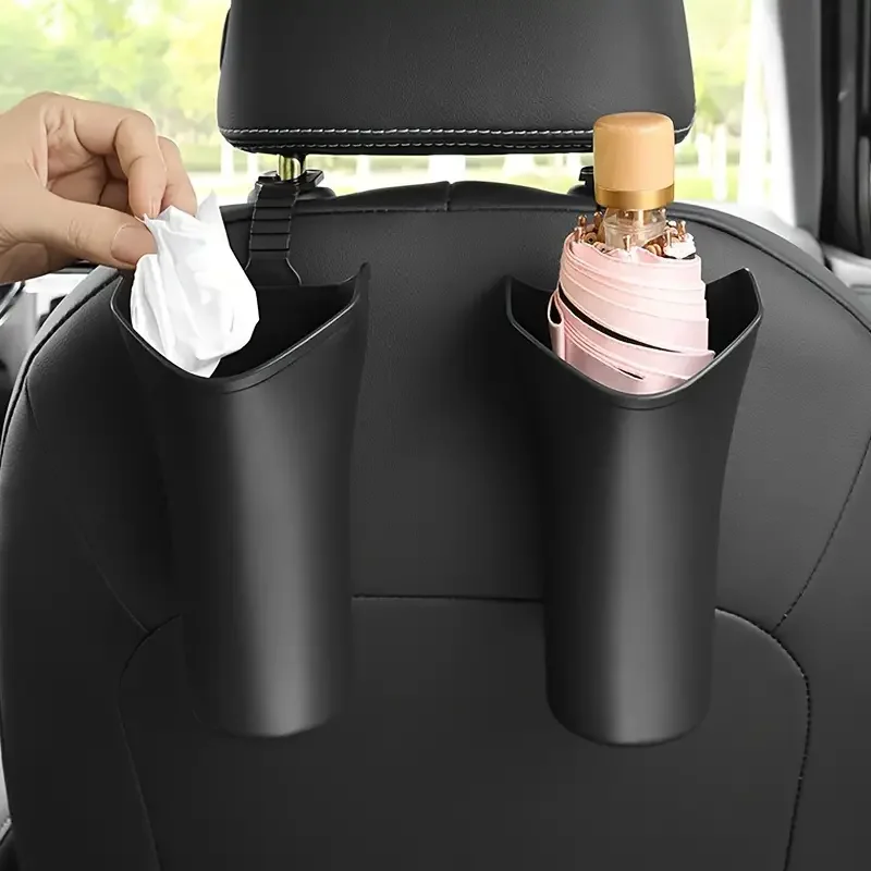 Multifunctional Car Storage Box for Umbrella Organizer Bucket Waterproof Auto Hanging Water Bottles Rack Holder Backseat Garbage