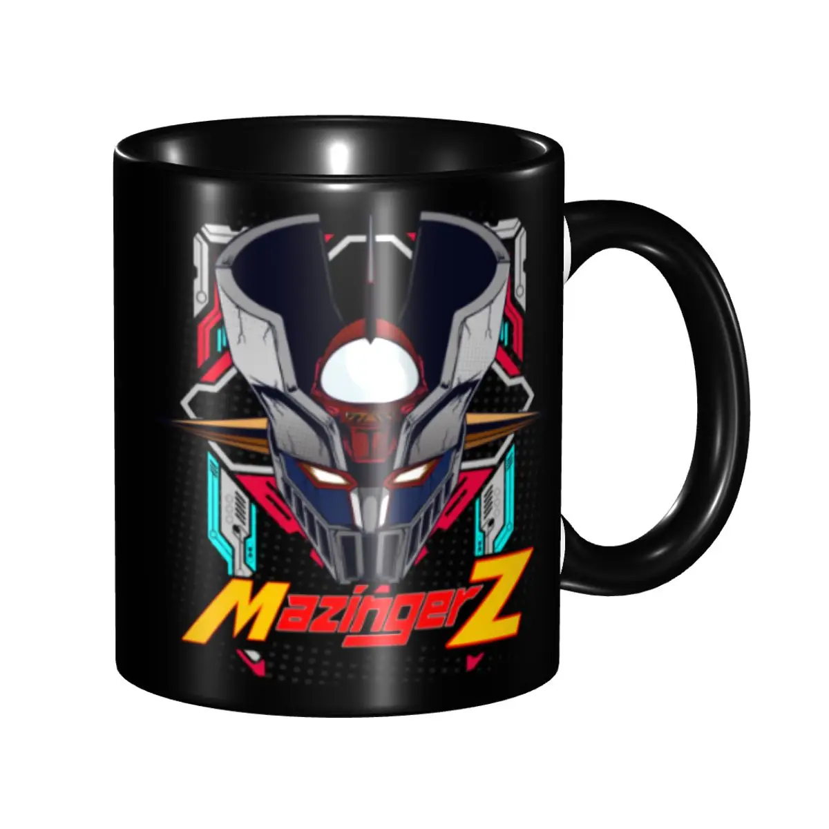 

Personalized Mazinger Z Anime Mugs DIY UFO Robot Goldorak Ceramic Tea Milk Coffee Cup