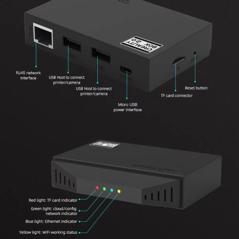 Imagem -02 - Creality-smart Kit 2.0 para Impressora 3d 8g tf Card Ender3 Ender-3 Pro Ender-3s Ender-3 v2 Ender-3 v3 se Cloud Slice 3d Printer Parts