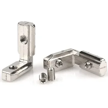 10PCS T Slot L-Shape Aluminum Profile Interior Corner Connector Joint Bracket for 2020 3030 4040 4545 EU Alu-profile with Screws view 4