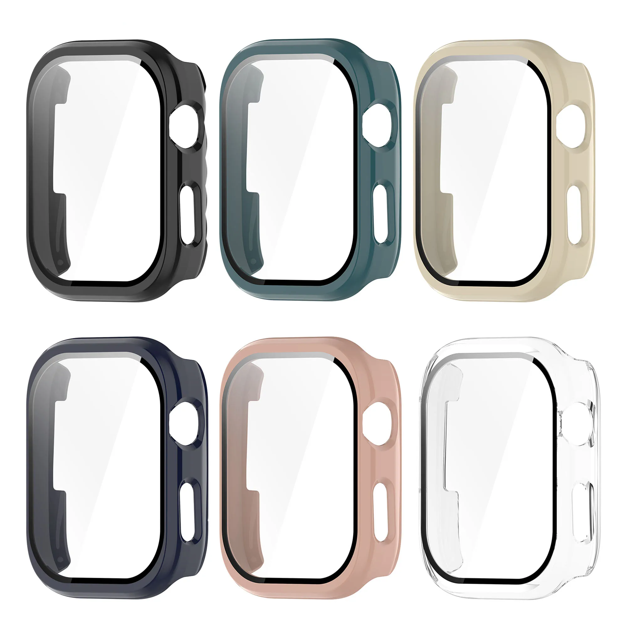 PC + funda protectora de vidrio templado para Huawei Watch D2 cubierta protectora de pantalla completa