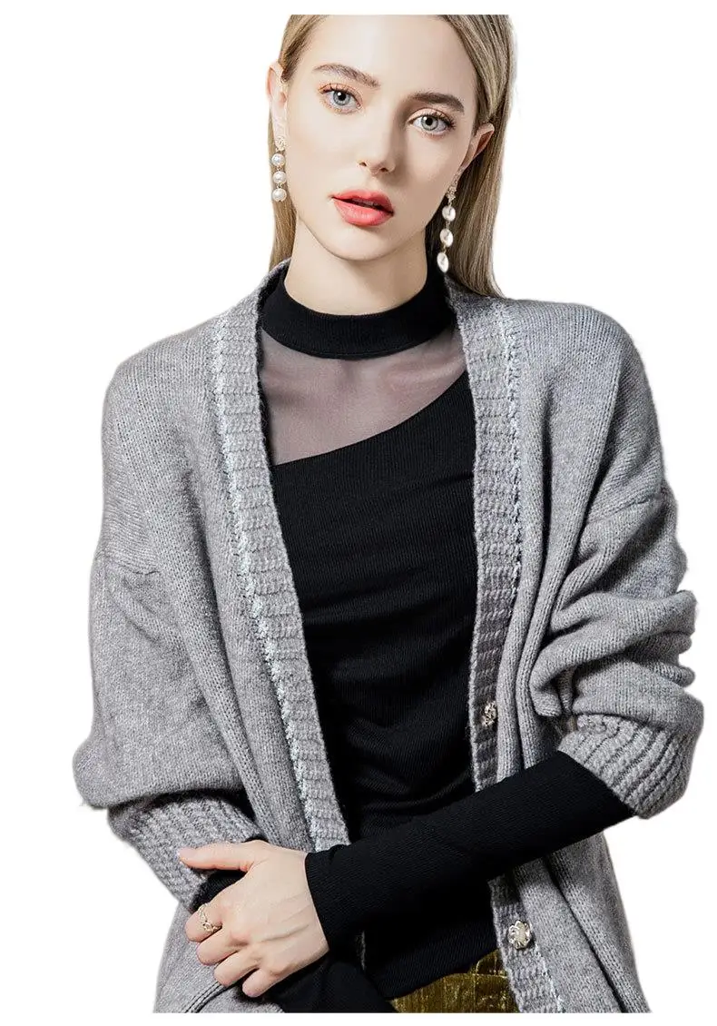 Boweylun Mezza dolcevita Maglia con giunture sul fondo Camicia da donna Primavera e autunno T-shirt a maniche lunghe filettata sottile Donna