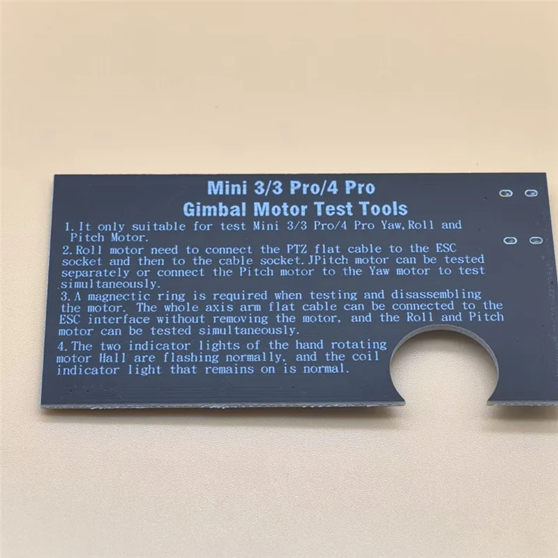 

A32T-Gimbal Motor Test Board For DJI Mini 4 Pro/3 Pro/3 Y/R/P Axis Motor Test Board For DJI Mini 4 Pro/3 Pro/3 Accessories