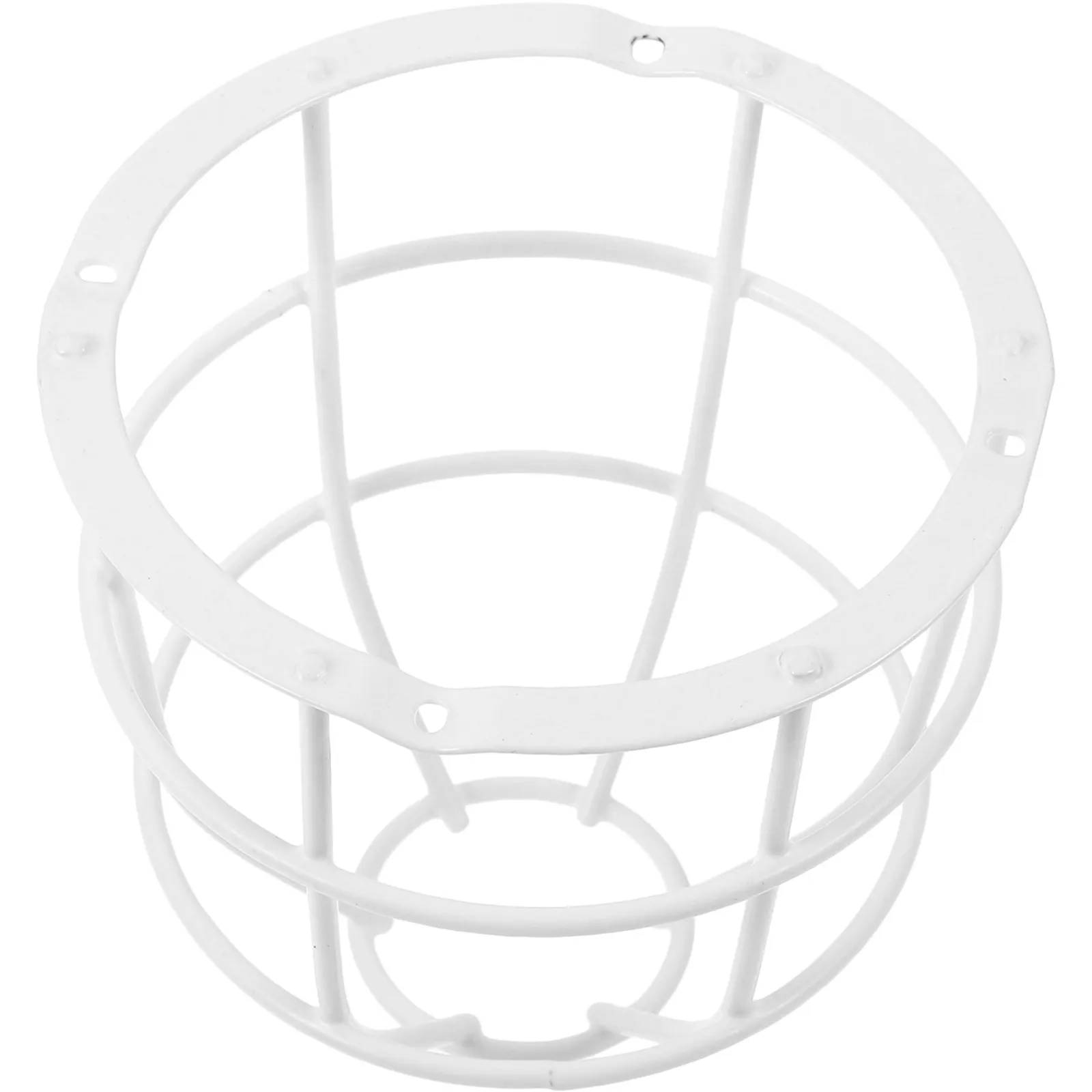 Signal Lamp Shade Explosion Proof Stainless Steel Frame Safety Lamp Guard Cover Wire Cage Lampshade Frame for Workshop Home