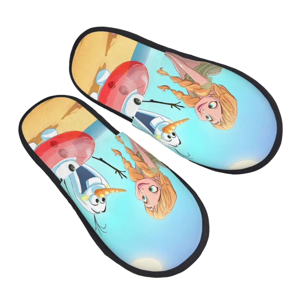 

Уютные тапочки из пены с эффектом памяти на заказ, женские тапочки из анимированного музыкального фэнтезийного фильма, домашняя обувь для отеля