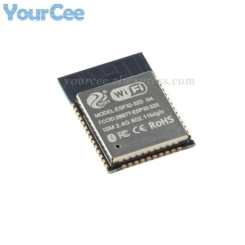 5pcs/1pc ESP32 ESP32-32D-N4 ESP32-32E-N4 ESP32-32UE-N4 32-bit dual-core Ble Wi-Fi Wireless Wifi MCU Module ESP32-D0WDV3 chip