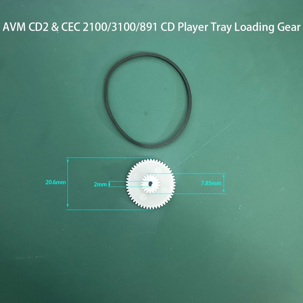 CD2 & CEC 2100/3100/891 CD Player Tray Loading Gear For AVM Stepper Motor Mechanism Repair Part