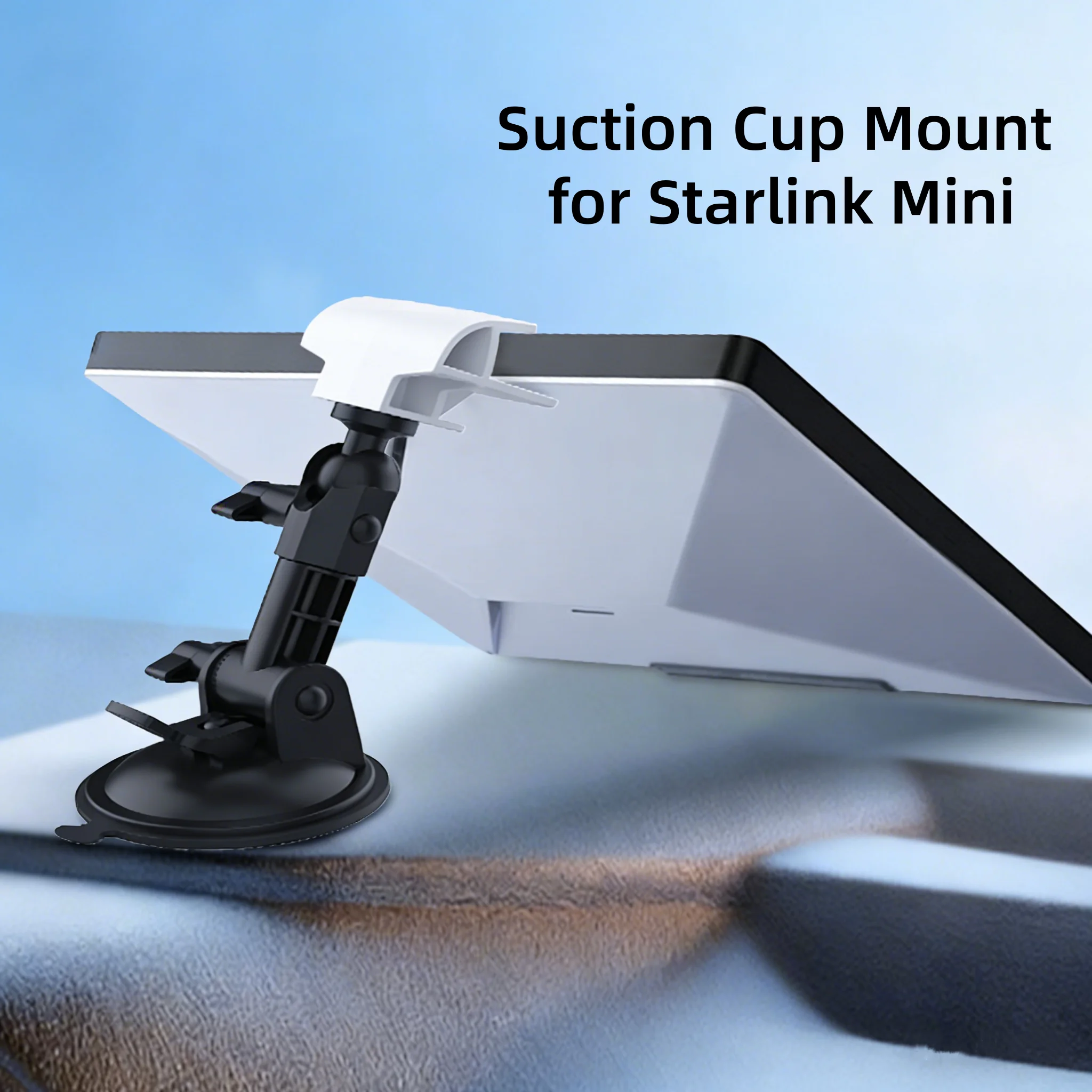 

Крепление на присоске для Starlink Mini: автомобильный кронштейн, внутренний держатель, крепление на центральную консоль, регулируемый держатель, аксессуары