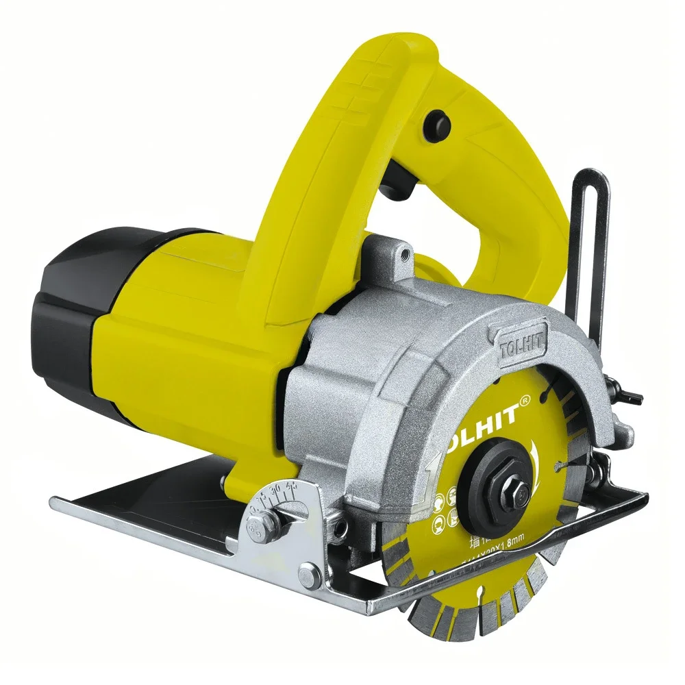 

TOLHIT Portable Stone/Concrete/Tile Cutting Machine Wet Saw Industrial Grade Hand Electric Power Marble Cutter 110v 220v 1450w