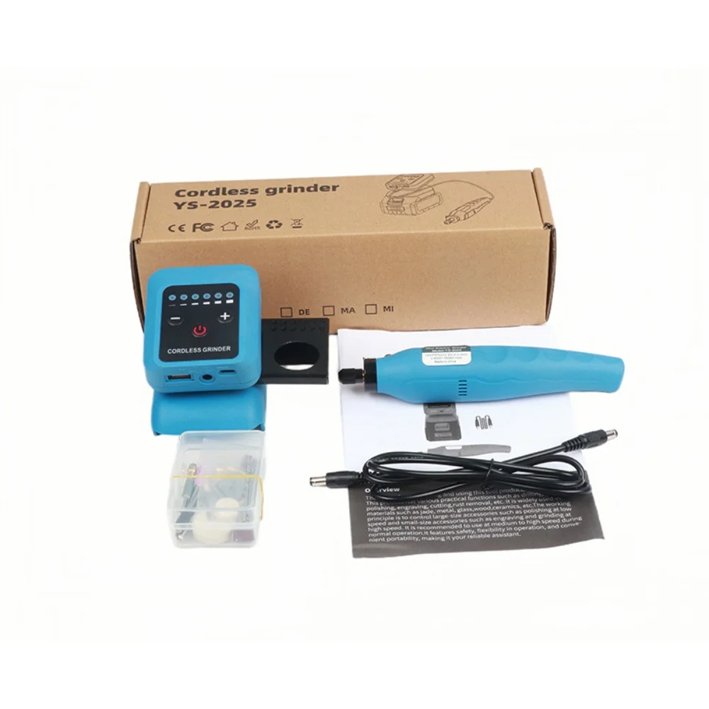 Cordless Rotary Tool Kit with 25 Accessories and 6 Adjustable Speeds for DIY Sanding Polishing Drilling and Engraving Projects