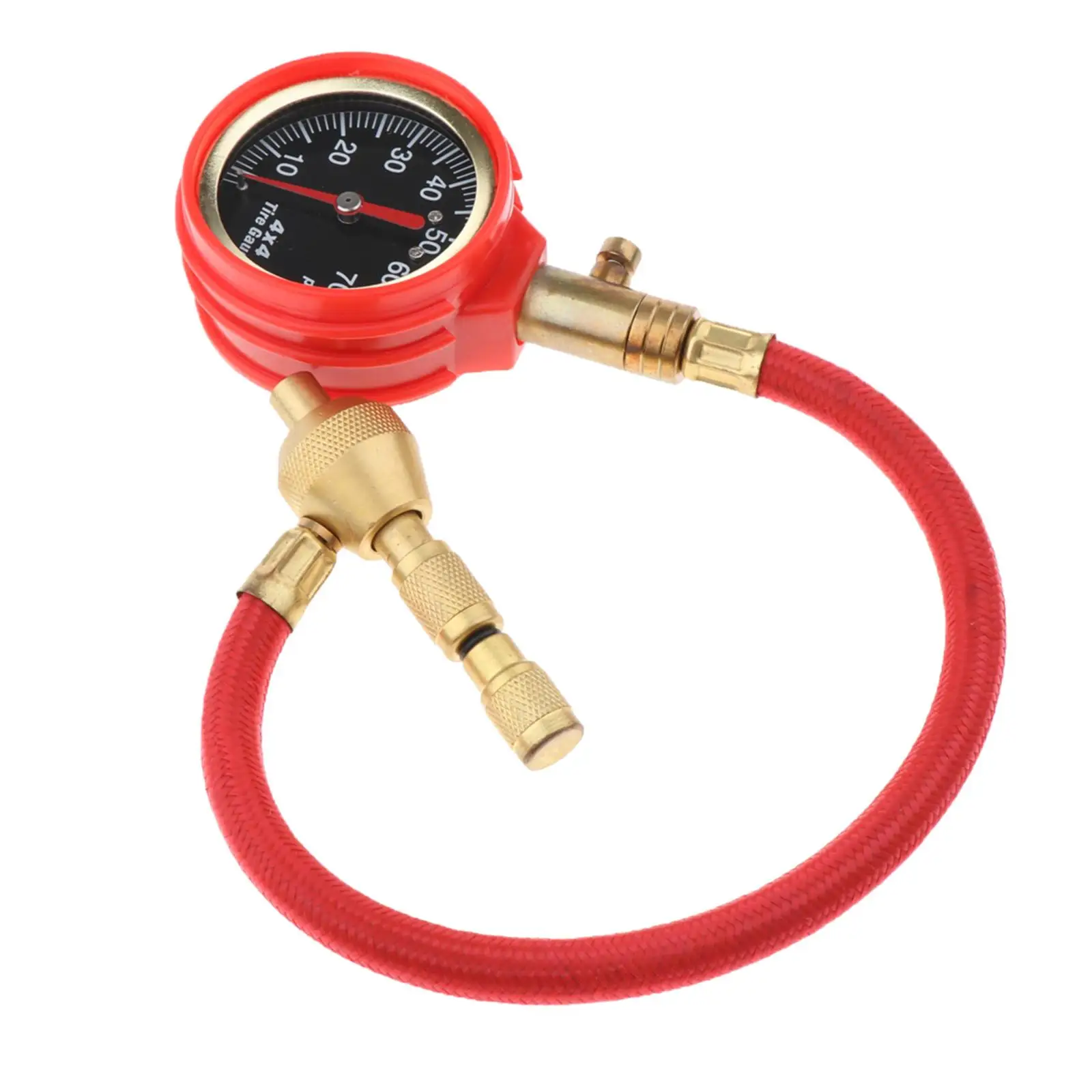 Tire Deflator Pressure Gauge,Rapid Heavy Duty Tyre Air Deflators Gauge Tool for Auto, Motorcycle and - 70 PSI