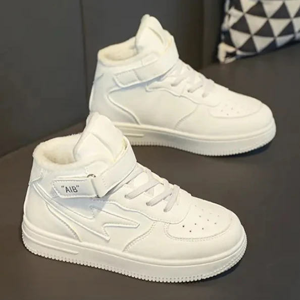 

НОВЫЕ детские высокие кеды, повседневные белые кеды для девочек и мальчиков, модные детские повседневные дышащие высокие кеды