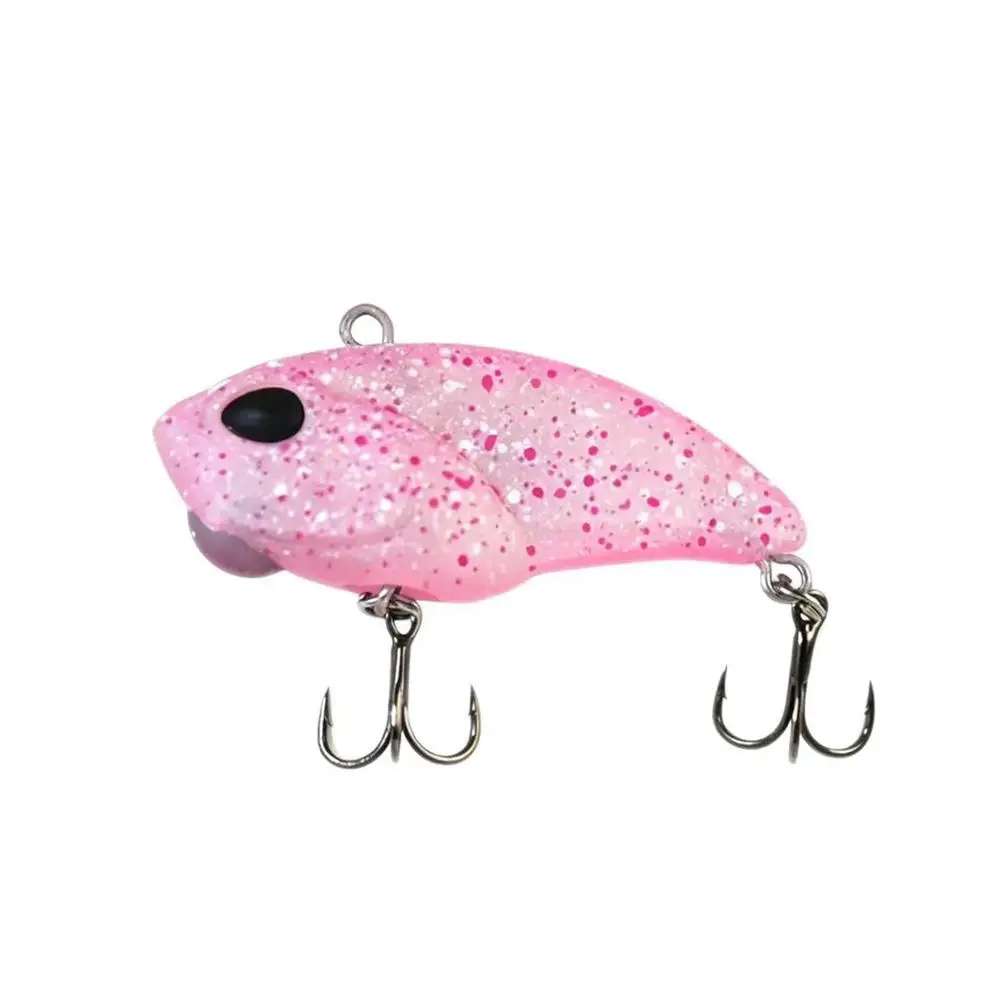 Kunststoff Künstliche Volle Schwimmen Schicht VIB Angeln Locken 40mm 4g Neue Qualität Mini Vibration Harten Köder Für salzwasser Karpfen Angeln